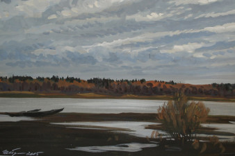 На реке Кономе